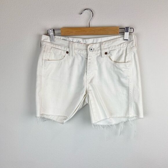 Madewell Boyfriend High Rise Denim Shorts - Picture 1 of 6